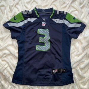 Nike Kids Navy and Green Seahawks Jersey